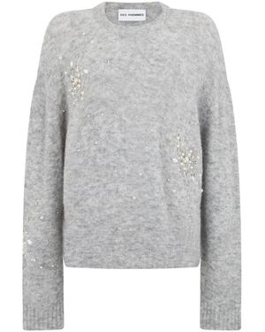 Des Phemmes Round-Neck Knitwear - Gris