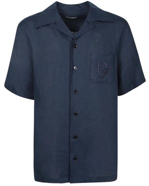 Dolce & Gabbana Short Sleeve Shirts - Blu