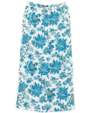 Etro Cropped Trousers - Azul