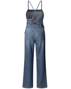Salopette Corta Pepe Jeans Pernella Donna – In Crepe A Bolle Riciclata, Top Girocollo E Gamba Larga – Look Elegante E Comodo