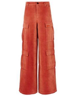 Heron Preston Wide Trousers - Rojo