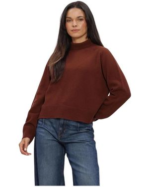 DRYKORN Lyzima Rollkragenpullover - Rot