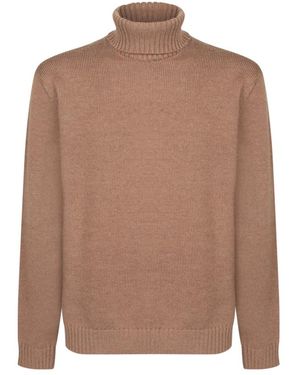 Incotex Merino Turtleneck - Braun