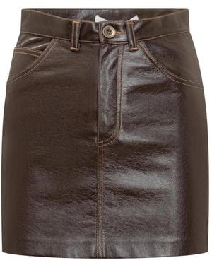 Nineminutes Short Skirts - Brown