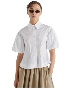 MEIMEIJ Short Sleeve Shirts - White