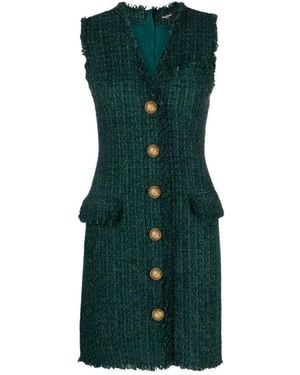 Balmain Short Dresses - Green