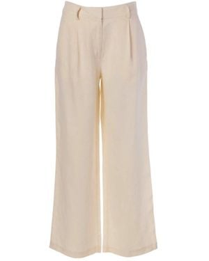 JC Sophie Wide Trousers - Neutre