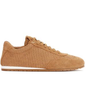 Kazar Lichtgewicht Suède En Textiel Sneakers - Bruin