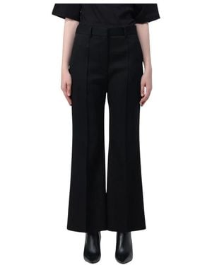 Lanvin Wide Leg Highwaisted Pants - Zwart