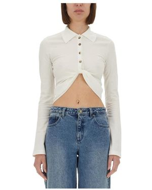 Courreges Polo Shirts - Blu