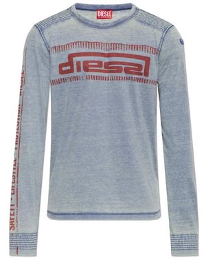 DIESEL T-Domy-Ls T-Shirt - Blauw