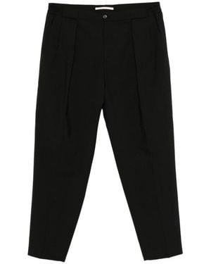 BRIGLIA Straight Trousers - Black