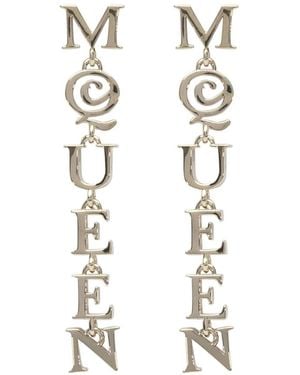 McQueen Earrings - Metallic