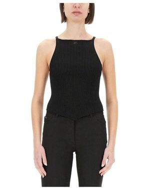 Courreges Sleeveless Tops - Negro