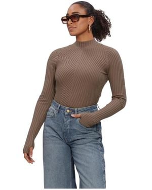 Ibana Truien & Vesten ,Bruin ,Polyester Kinzy Turtleneck