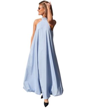 UNDRESS Kleedjes ,Blauw ,Lana Balloon Dress