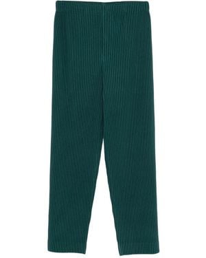 Issey Miyake Slim-Fit Trousers - Green