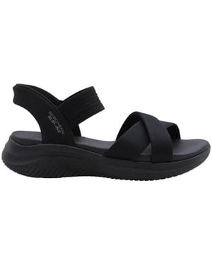Skechers Flat Sandals - Black