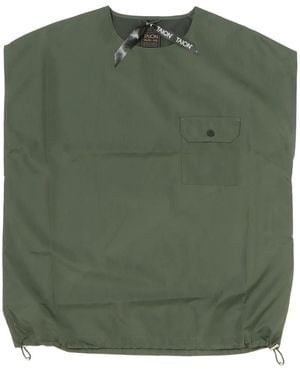 Taion Sleeveless Tops - Green