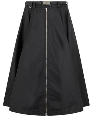 Prada Rokken ,Zwart ,Nylon Re-Nylon Rok