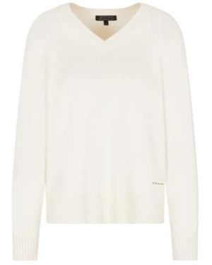 ARMANI EXCHANGE V-Neck Knitwear - White