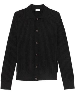 Paolo Pecora Cardigan Mit Polokragen - Schwarz