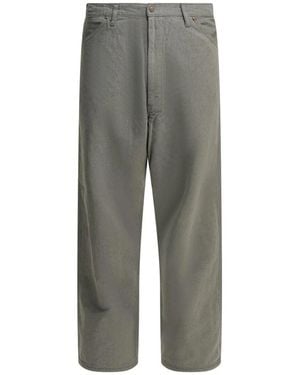 Beams Plus Arbeitsjeans Aus Baumwolltwill - Grau