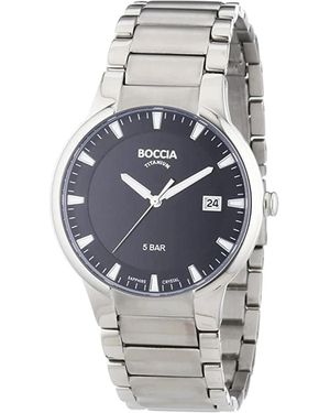 Boccia Analog Quartz Titan 3629-01 - Metallic
