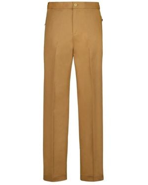 CASABLANCA Straight Trousers - Natural