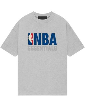Fear Of God Tops ,Grijs ,Katoen Tee Nba Core Jersey
