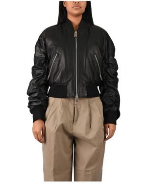 Dondup Oversized Bomberjacke - Braun