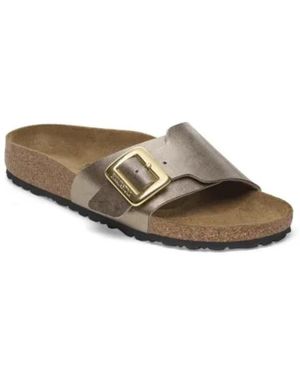 Birkenstock Sliders - Marron