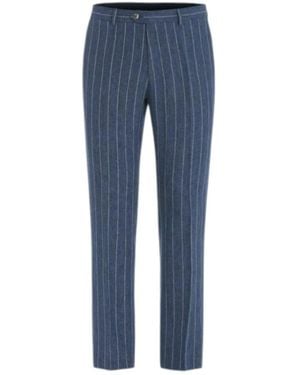 Oscar Jacobson Suit Trousers - Blue