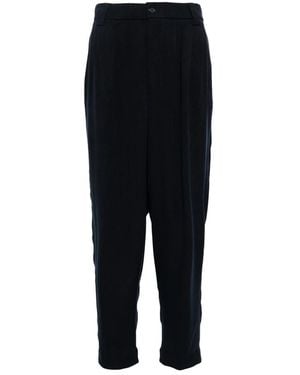 Giorgio Armani Cropped Trousers - Black