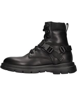 Fabi Lace-Up Boots - Black