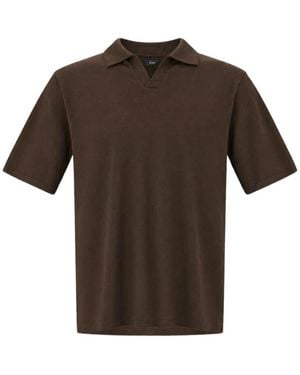 Herno Polo Shirts - Brown