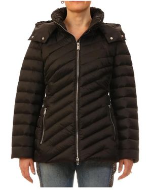 Add Zipped Down Jacket - Zwart