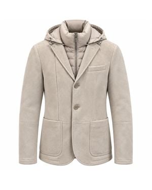 Moorer Single-Breasted Coats - Grigio