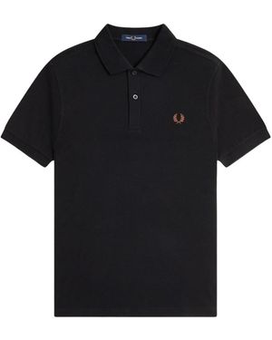 Fred Perry Polo Shirts - Black