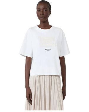 Weekend by Maxmara Regular Jersey Interlock T-Shirt - Wit