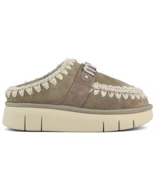 Mou Bounce Clog Metal Logo - Mettallic
