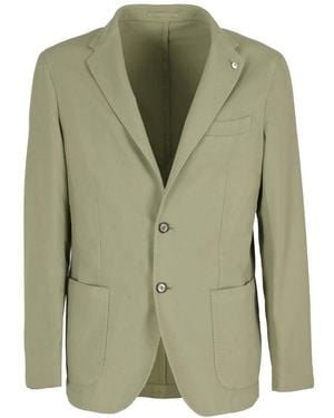 L.B.M. 1911 Soft Lyocell Blend Blazer - Green