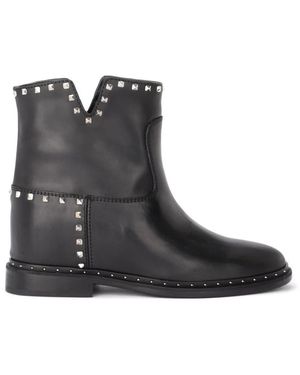 Via Roma 15 Ankle Boots - Black