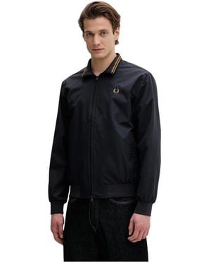 Fred Perry Bomber Jackets - Noir
