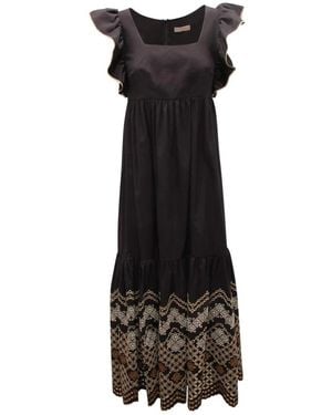 D.exterior Maxi Dresses - Black