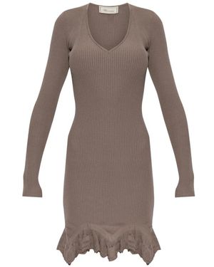 Blumarine Fitted Dress - Bruin
