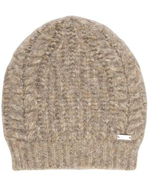 Fay Knit Beanie - Naturel