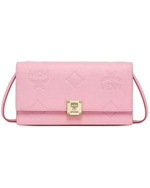 MCM Zip-Around Geldbörse - Pink