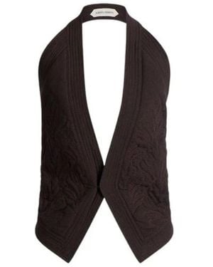 Alberta Ferretti Sleeveless Tops - Black