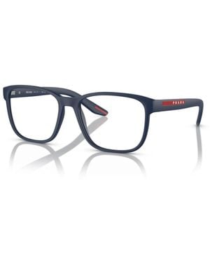 Prada Sportliches Kissenform Brillenmodell - Blau